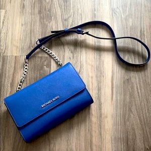 Blue MK crossbody
